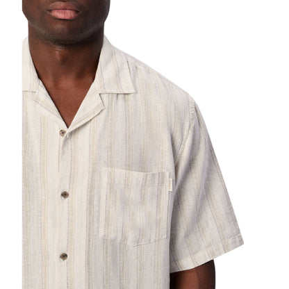 Industrie The Escala Short Sleeve Shirt - Cream / Multi