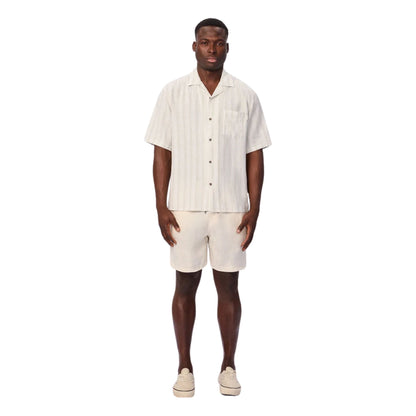 Industrie The Escala Short Sleeve Shirt - Cream / Multi