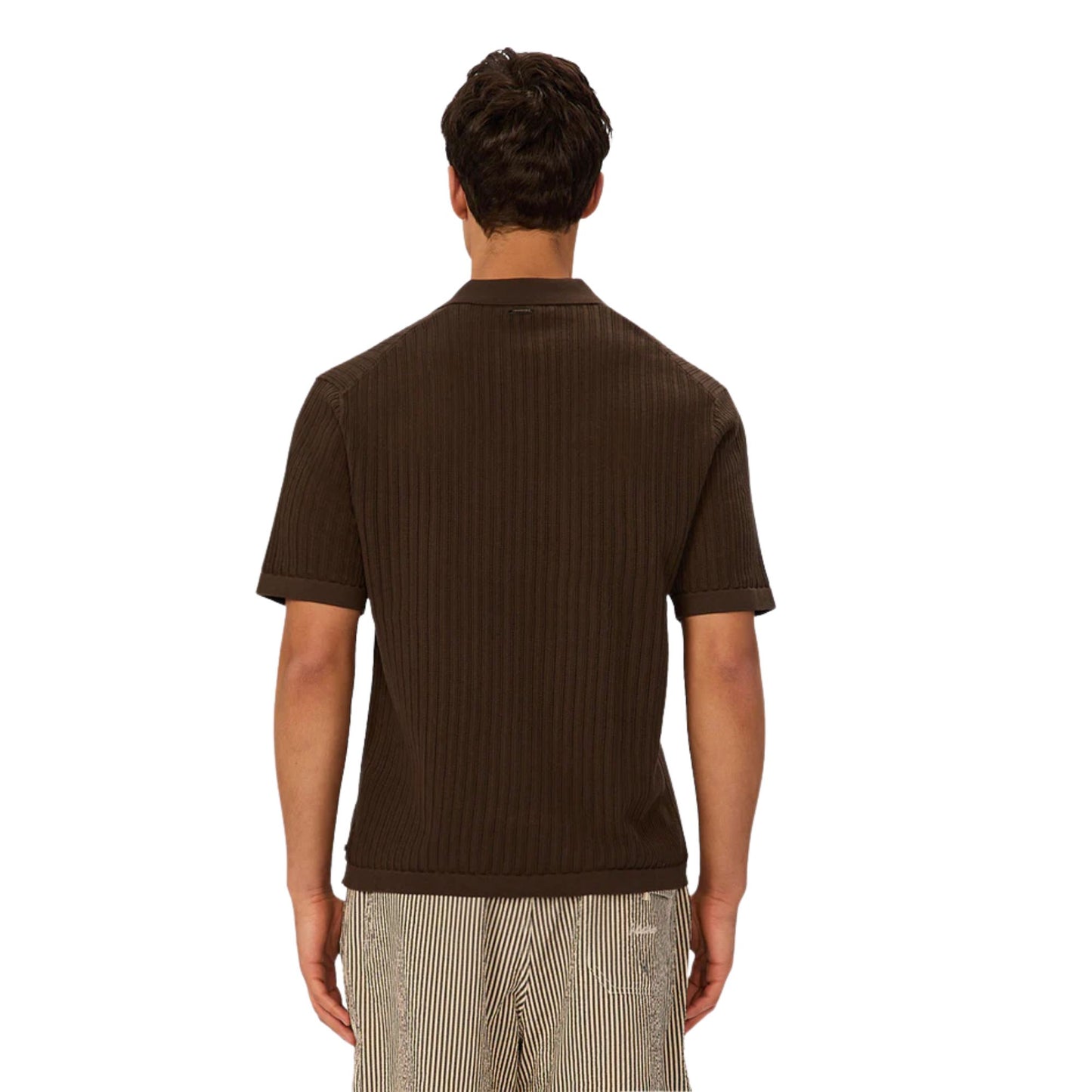 Industrie The Poolside Polo - Dark Teak