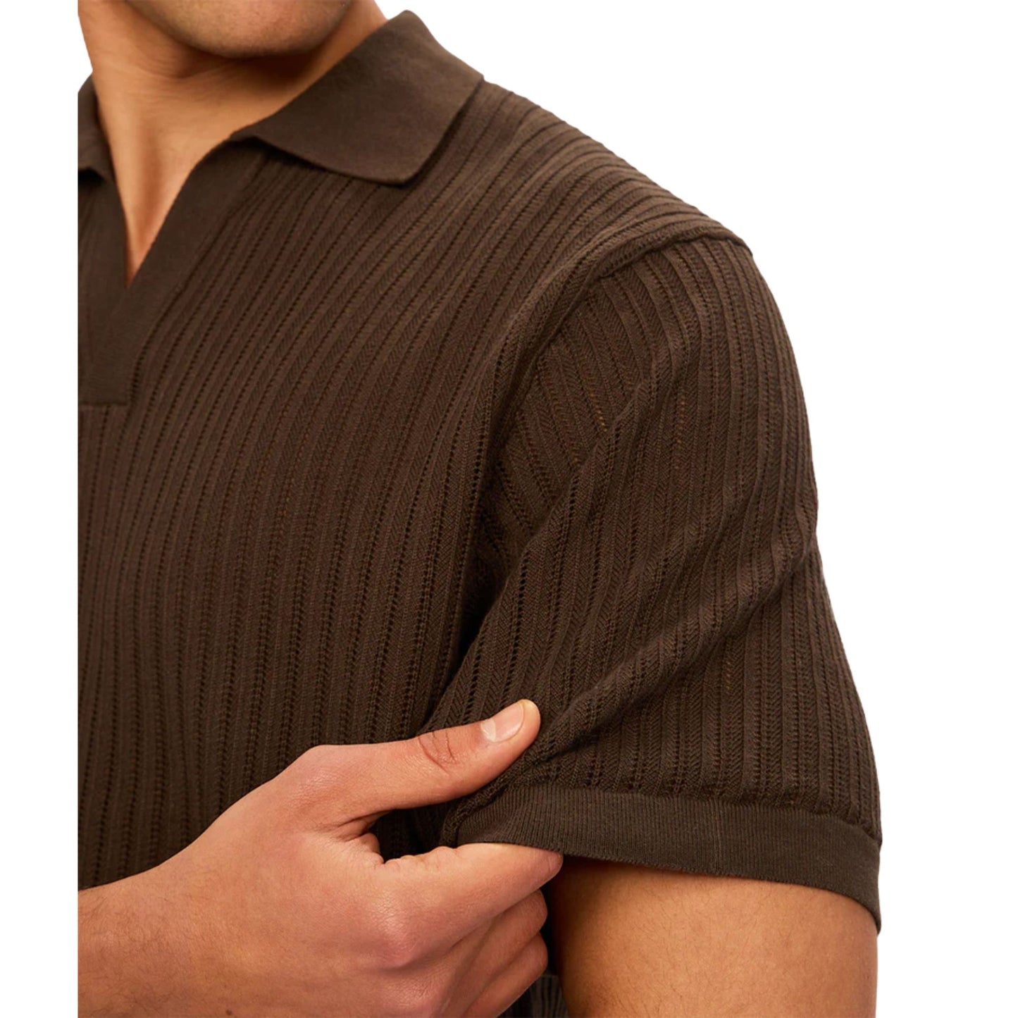 Industrie The Poolside Polo - Dark Teak