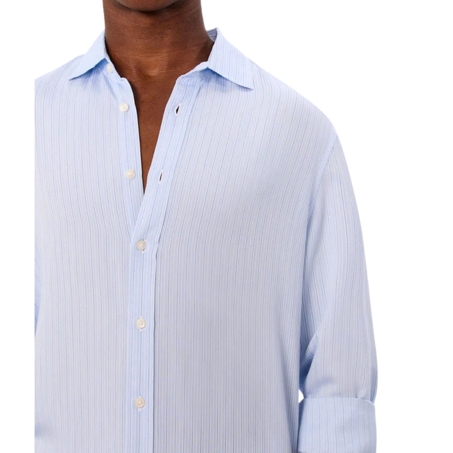 Industrie The Beaufort Long Sleeve Shirt - Light Blue Combo