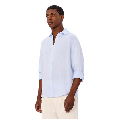 Industrie The Beaufort Long Sleeve Shirt - Light Blue Combo
