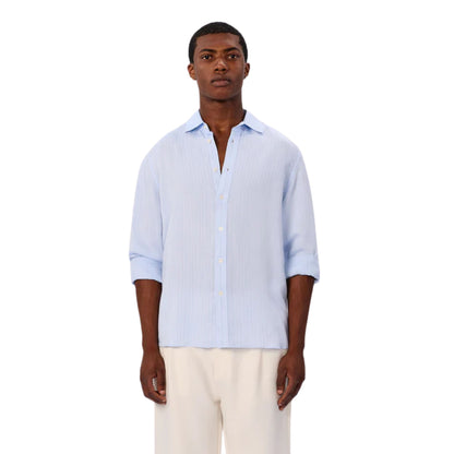 Industrie The Beaufort Long Sleeve Shirt - Light Blue Combo