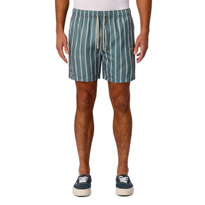 Industrie The Posada Swim Short - Faded Teal/White