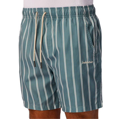 Industrie The Posada Swim Short - Faded Teal/White