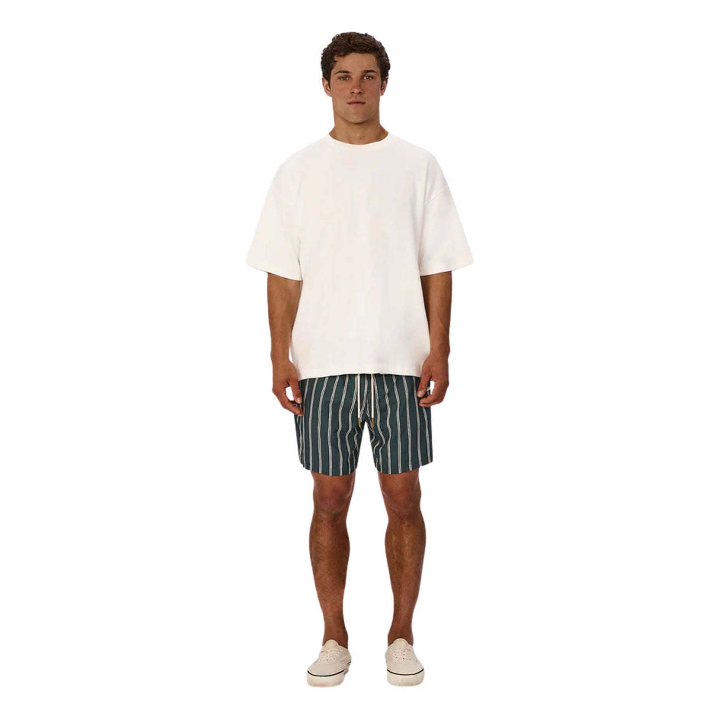 Industrie The Posada Swim Short -  Pine/White