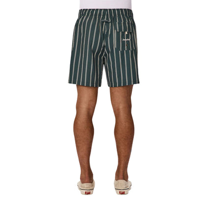 Industrie The Posada Swim Short -  Pine/White