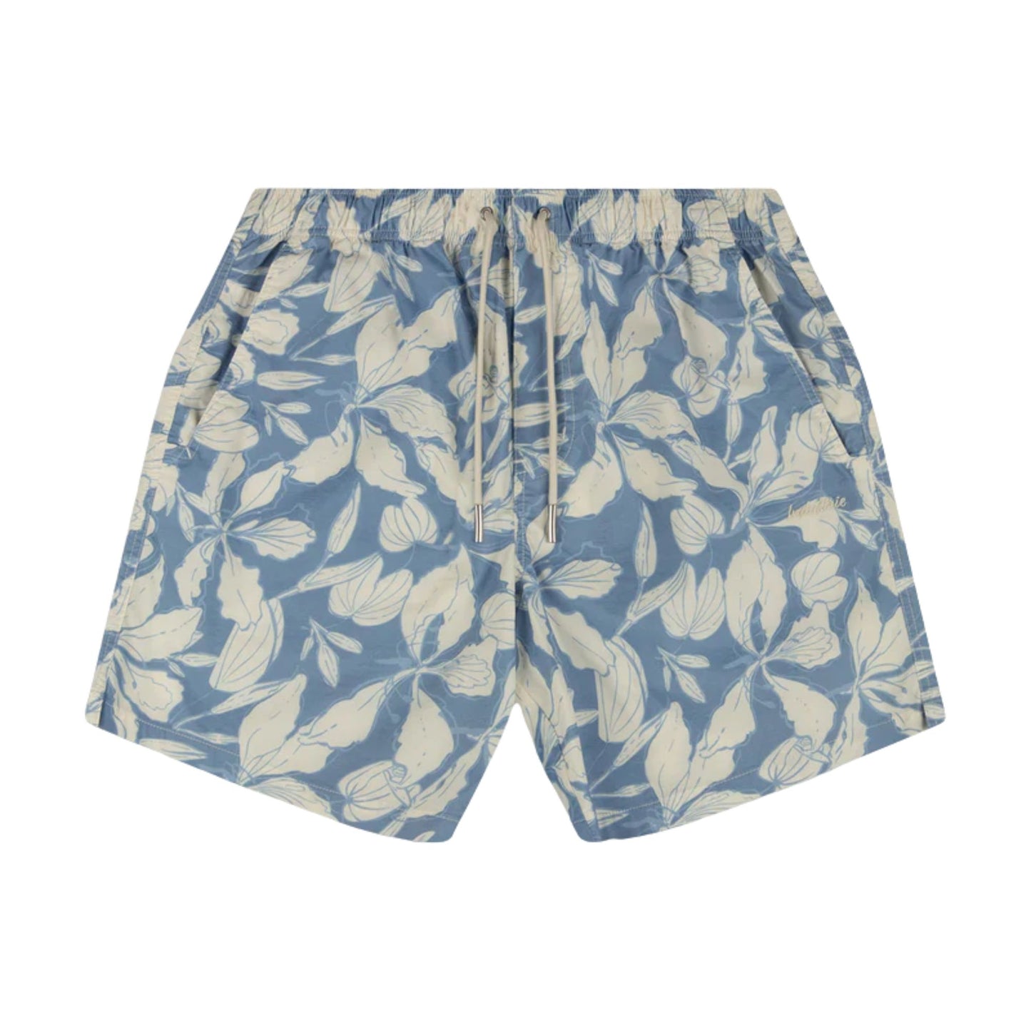 Industrie The Solinas Swim Short -  Blue/Vanilla