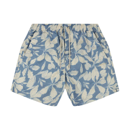 Industrie The Solinas Swim Short -  Blue/Vanilla
