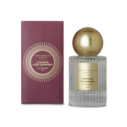 Peppermint Grove Fragrances Eau de Parfum 30ml - Champaigne & Raspberries