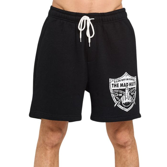 The Mad Hueys Raider FK Off Fishing Trackshort - Black