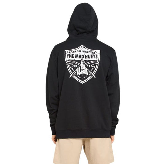 The Mad Hueys Raider FK Off Fishing Pullover - Black