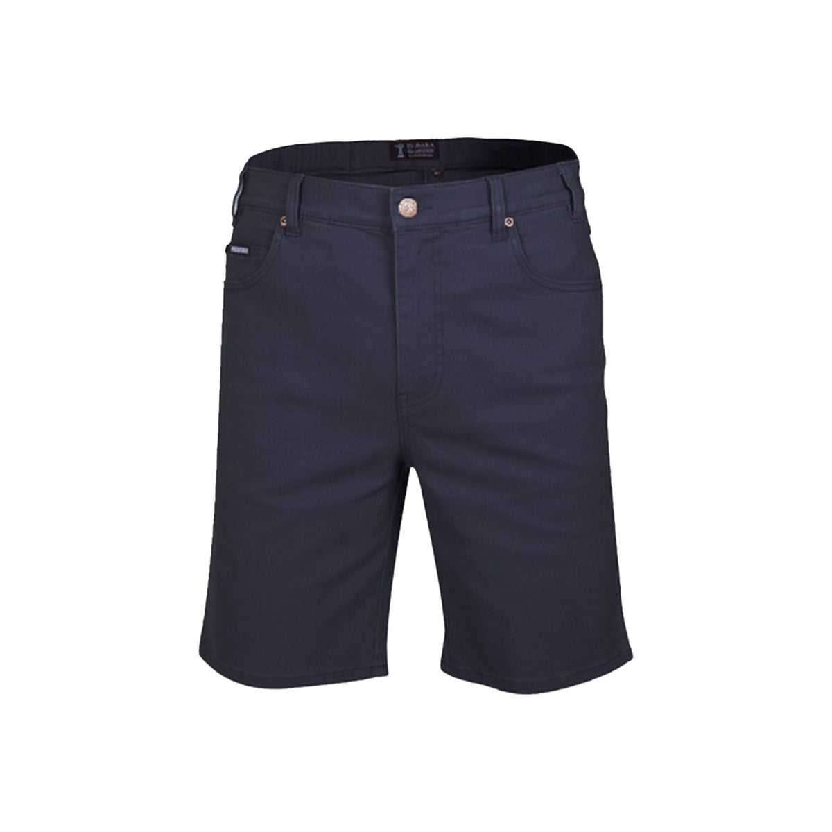 Pilbara Men's Cotton Stretch Jean Shorts - Ink Navy