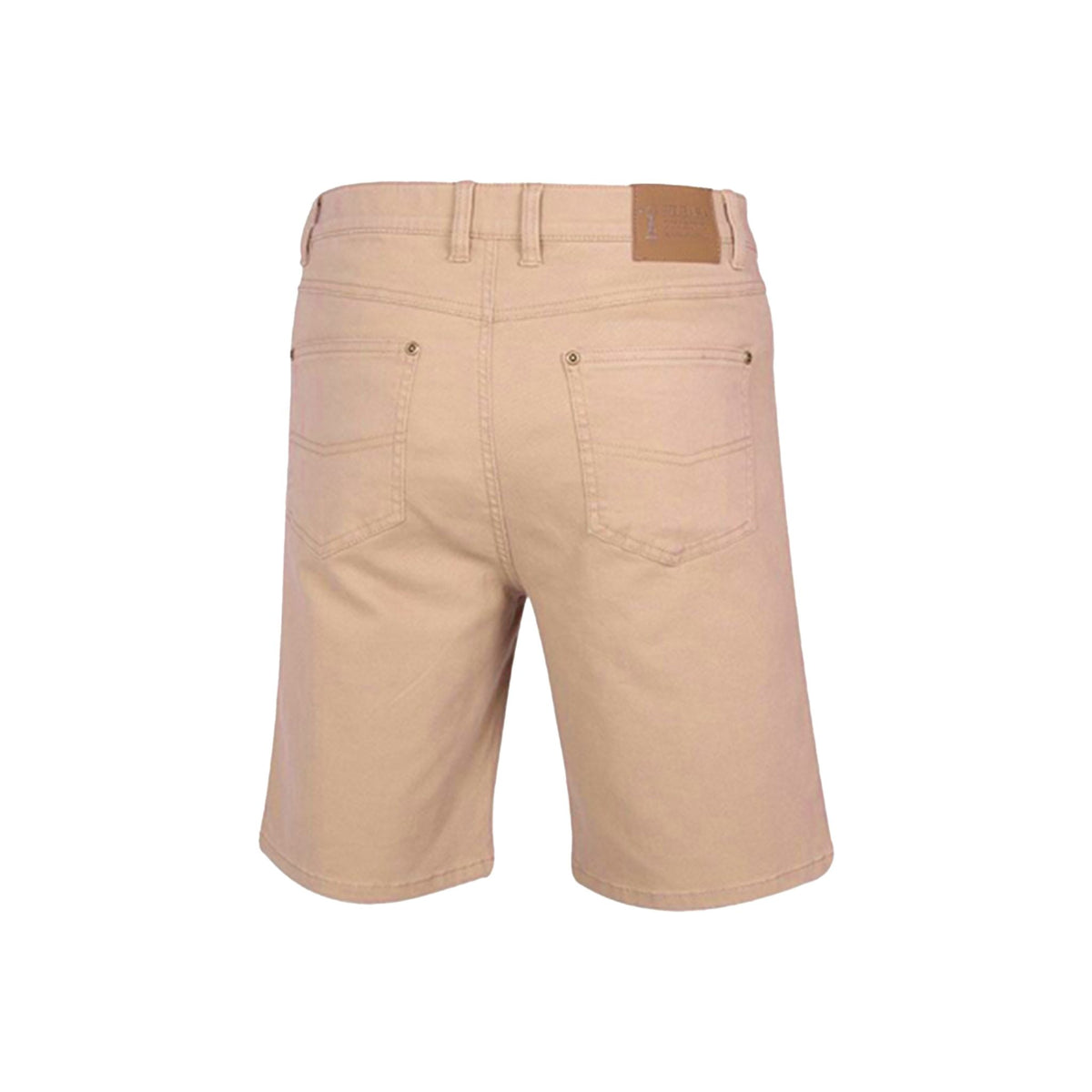 Pilbara Men's Cotton Stretch Jean Shorts - Wheat