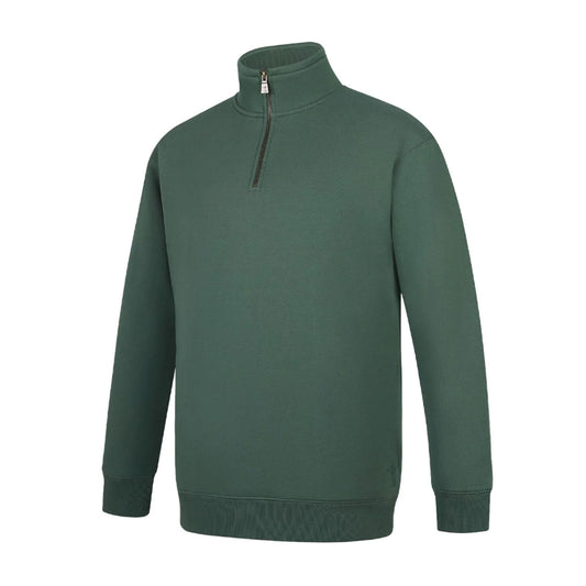 Pilbara Men's Zipper Closed Front Heavyweight Jumper - Finch