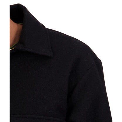 Swanndri Men's Ranger Wool Zip Front Bushshirt -  Black