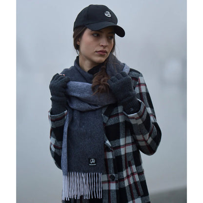 Swanndri Fingerless Glove -  Charcoal Marle
