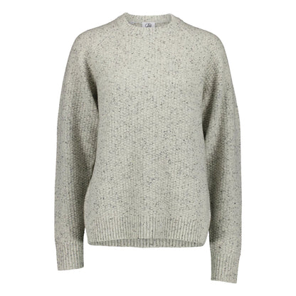 Swanndri Women's Lyttleton Waffle Crew - Mid Grey Marle
