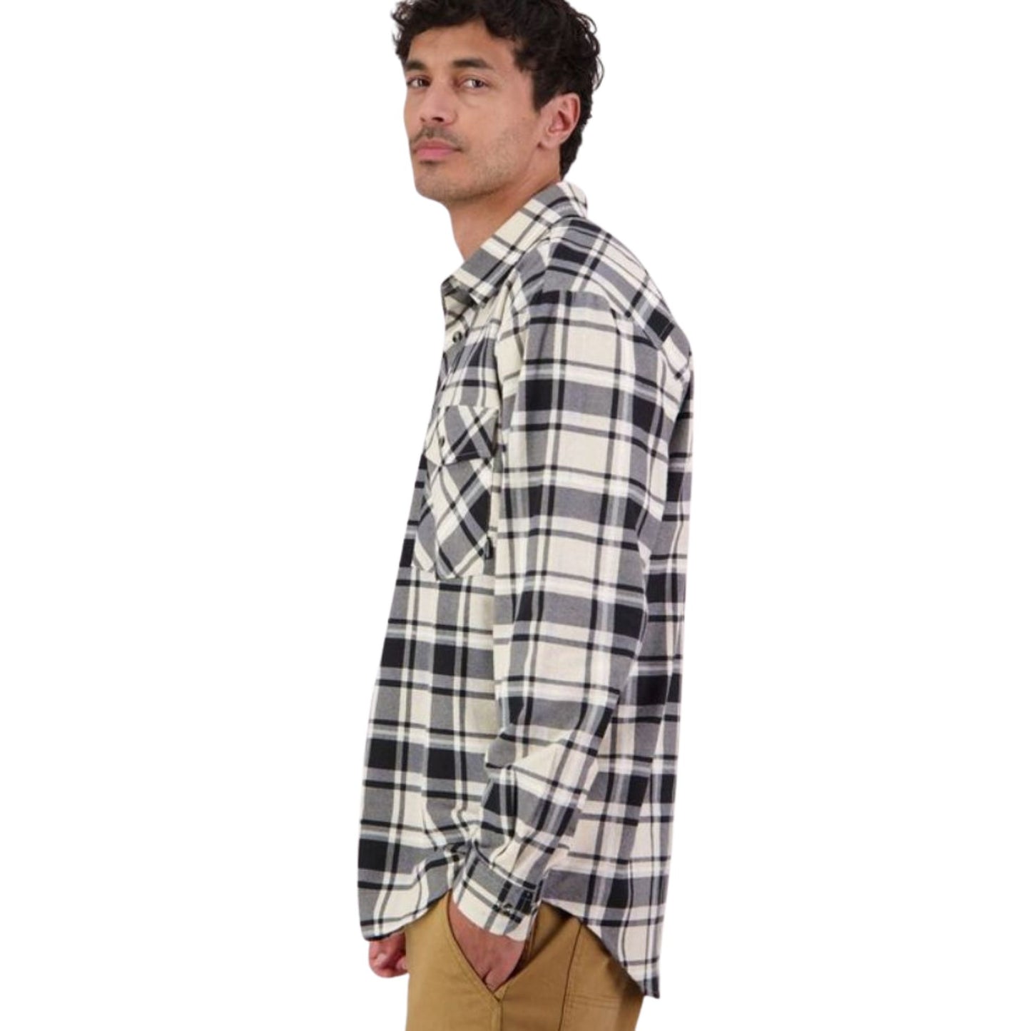 Swanndri Men's Egmont L/S Shirt - Dk Biscuit