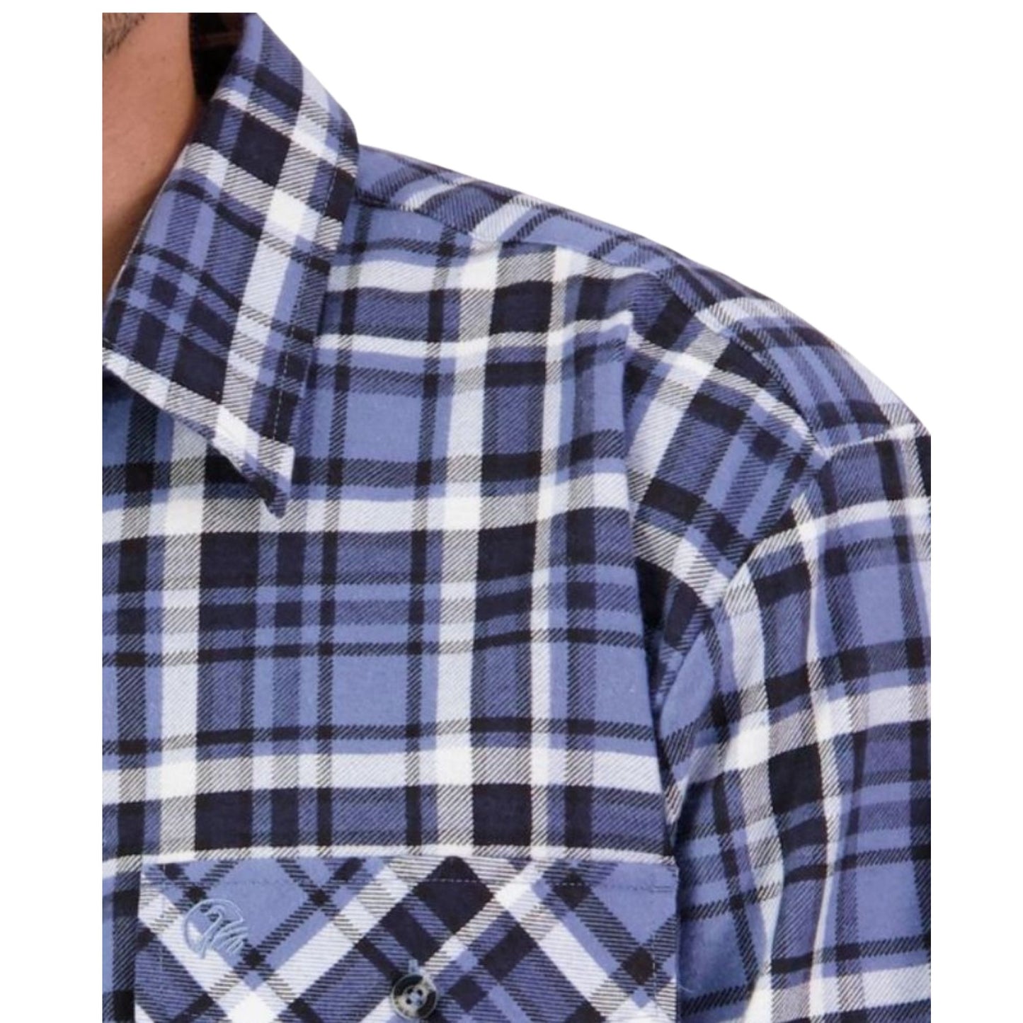 Swanndri Men's Egmont L/S Shirt - Mid Ocean