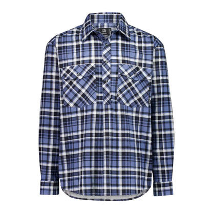 Swanndri Men's Egmont L/S Shirt - Mid Ocean