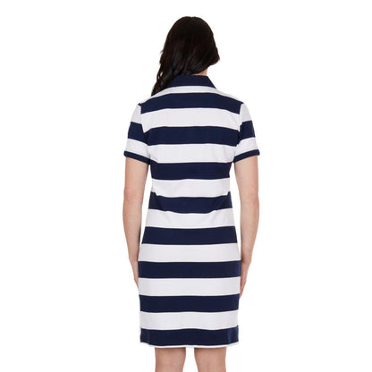 Thomas Cook Women's Beth S/S Polo Dress - Navy/White