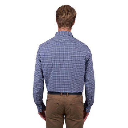 Thomas Cook Mens Brock Tailored L/S Shirt - Navy