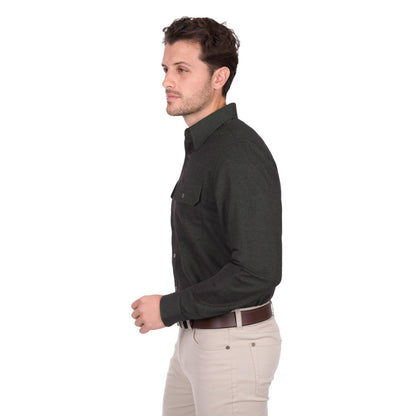 Thomas Cook Mens Keith Thermal Shirt 2PKT L/S Shirt - Green