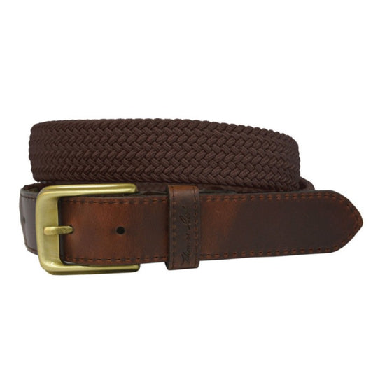 Thomas Cook Mens Comfort Waist Belt - Dark Brown