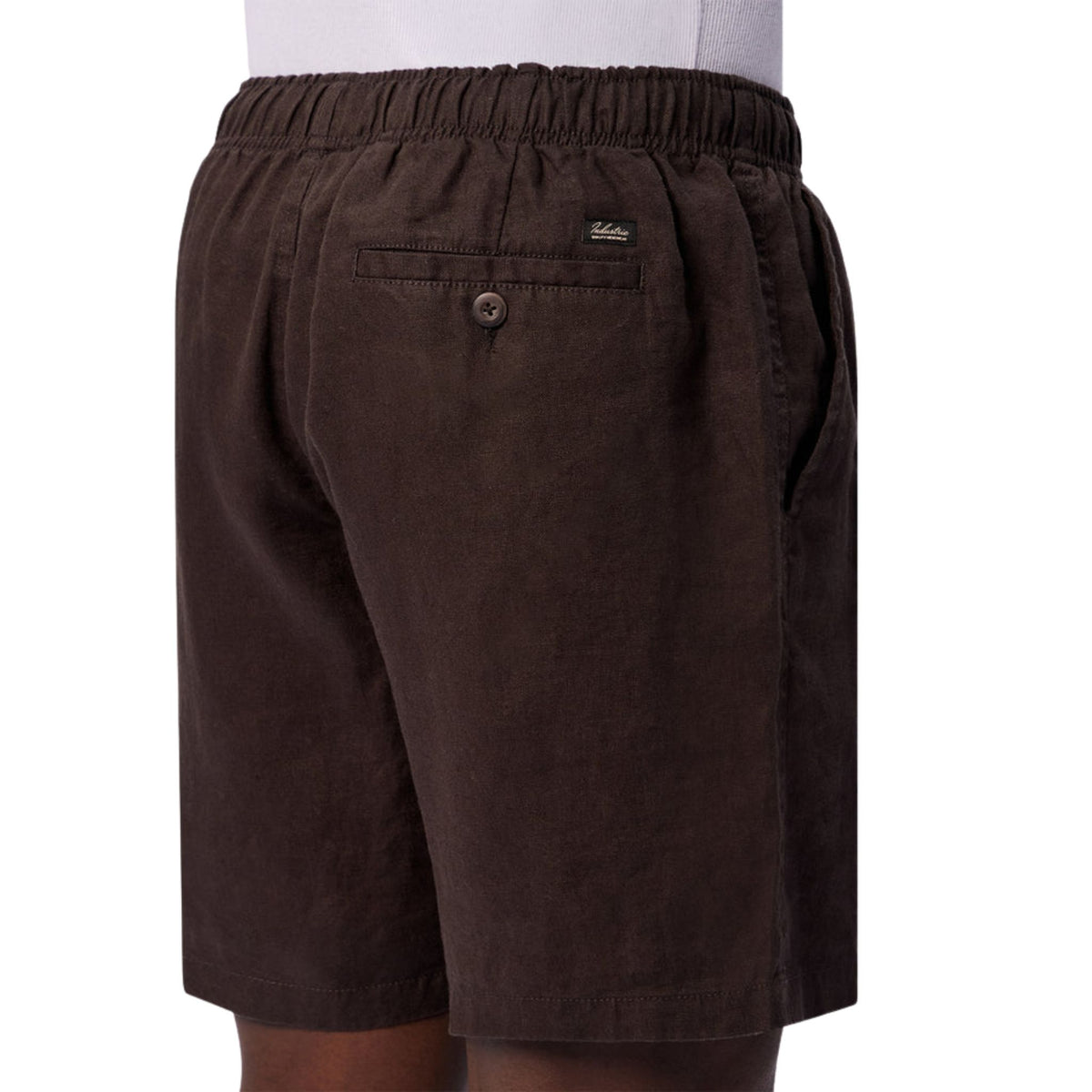 Industrie The Marina Linen Short - Liquor Rice