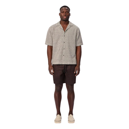 Industrie The Marina Linen Short - Liquor Rice