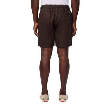 Industrie The Marina Linen Short - Liquor Rice