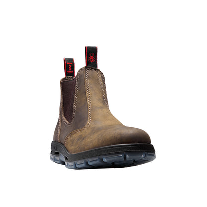 Redback Bobcat Slip On Non Safety Boot - Iron Bark