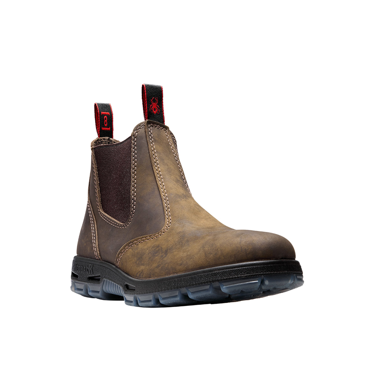 Redback Bobcat Slip On Non Safety Boot - Iron Bark