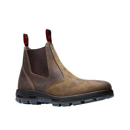Redback Bobcat Slip On Non Safety Boot - Iron Bark