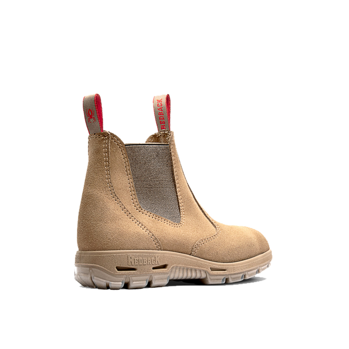 Redback Bobcat Slip On Non Safety Boot - Sand Suede