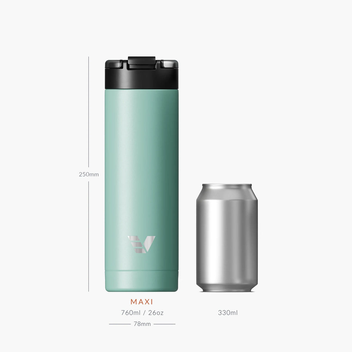 Evervessel Maxi Stainless Steel Insulated Water Bottle - Mint