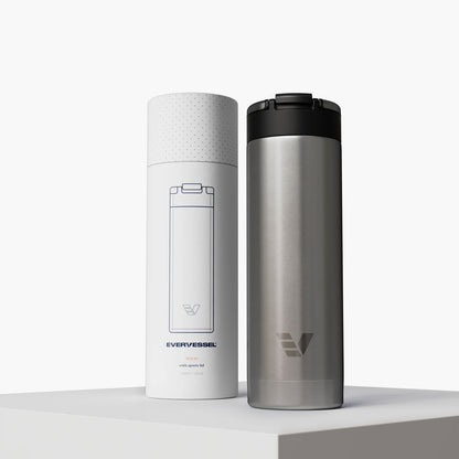 Evervessel Maxi Stainless Steel Insulated Water Bottle - Stainless