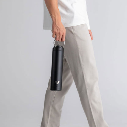 Evervessel Super Maxi Stainless Steel Insulated Water Bottle - Black Sand
