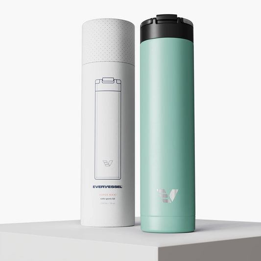 Evervessel Super Maxi Stainless Steel Insulated Water Bottle - Mint