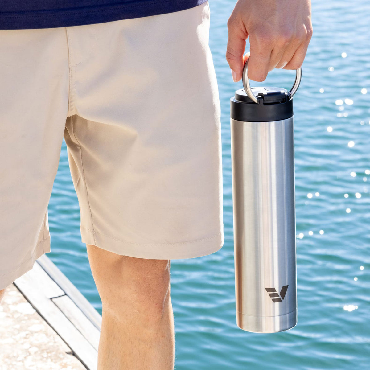 Evervessel Super Maxi Stainless Steel Insulated Water Bottle - Stainless