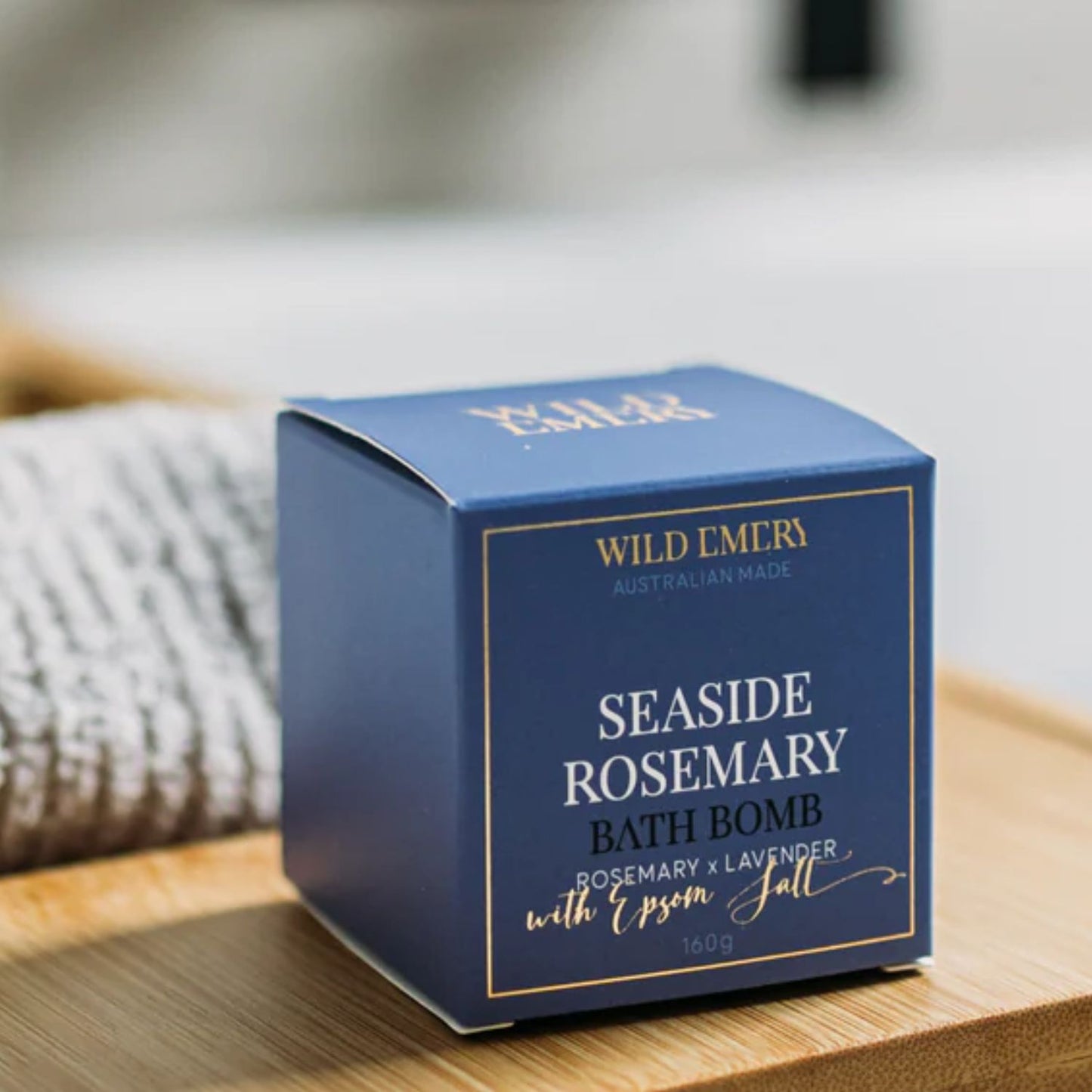 Wild Emery Cube Bath Bombs - Seaside Rosemary