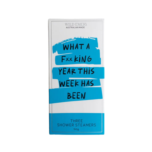 Wild Emery What a F*cking Year Shower Steamer 3 Pack