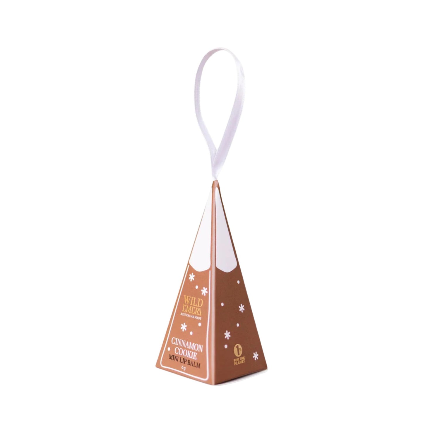 Wild Emery Cinnamon Cookie Mini Lip Balm Ornament