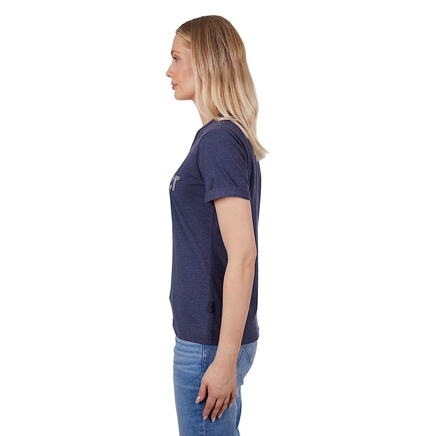 Wrangler Women's Bianca S/S Tee - Navy Marle