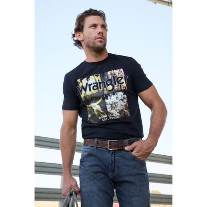 Wrangler Men's Luis S/S Tee - Black