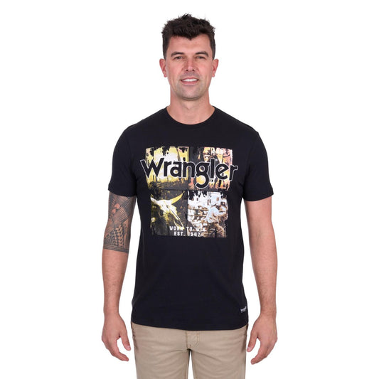 Wrangler Men's Luis S/S Tee - Black