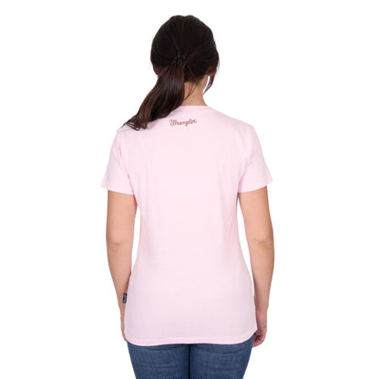 Wrangler Women's Tahlia S/S Tee - Blush