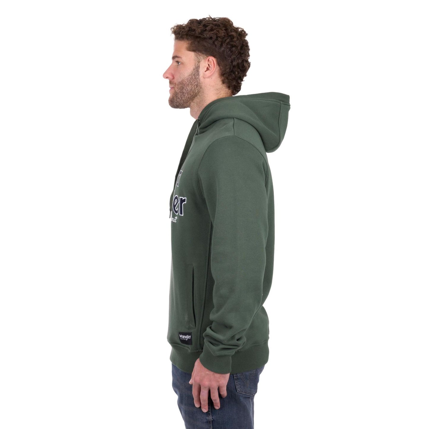 Wrangler Mens Glen Hoodie - Cypress