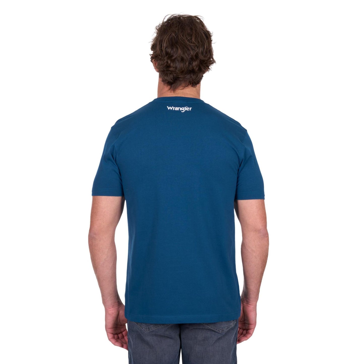 Wrangler Mens Mario S/S Tee - Denim